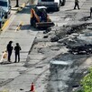 Bulevar Vasco de Quiroga se vio afectado por los fuertes lluvias que levantaron y agrietaron la pavimento de la vialidad