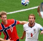 Harry Kane durante el partido Noruega vs Inglaterra en los 4tos de Final del Mundial 2026.