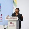 La jefa de gobierno, Clara Brugada, comienza con la entrega de apoyos económicos del programa 'Desde la Cuna'.