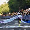 Simon Maywa, ganador de la rama varonil del Medio Maratón de la Ciudad de México.