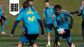 Jugadores de la Selección de España.