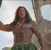 This image released by Disney shows Dwayne Johnson as Maui in a scene from “Moana