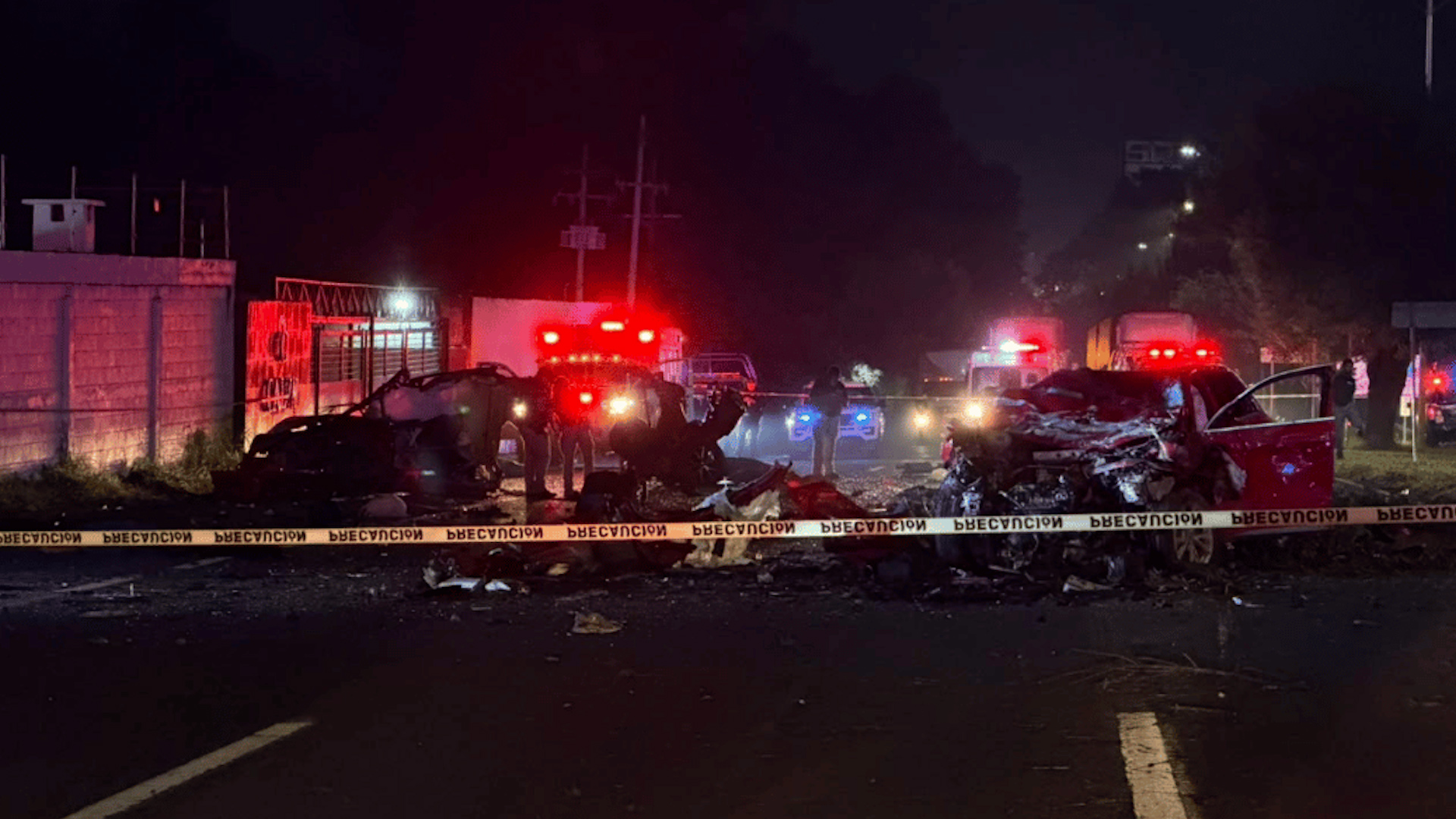 Mauricio Daniel Muñoz, Kaylee Escobedo, Patricia Arizpe y Ana Lucía Carreón mueren en choque frontal en Santiago, Nuevo León.