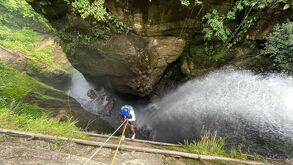 Guías de turistas en Cuetzalan.
