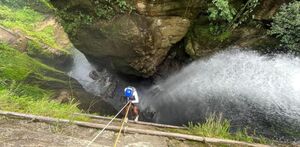 Guías de turistas en Cuetzalan.