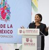 La jefa de gobierno, Clara Brugada, comienza con la entrega de apoyos económicos del programa 'Desde la Cuna'.