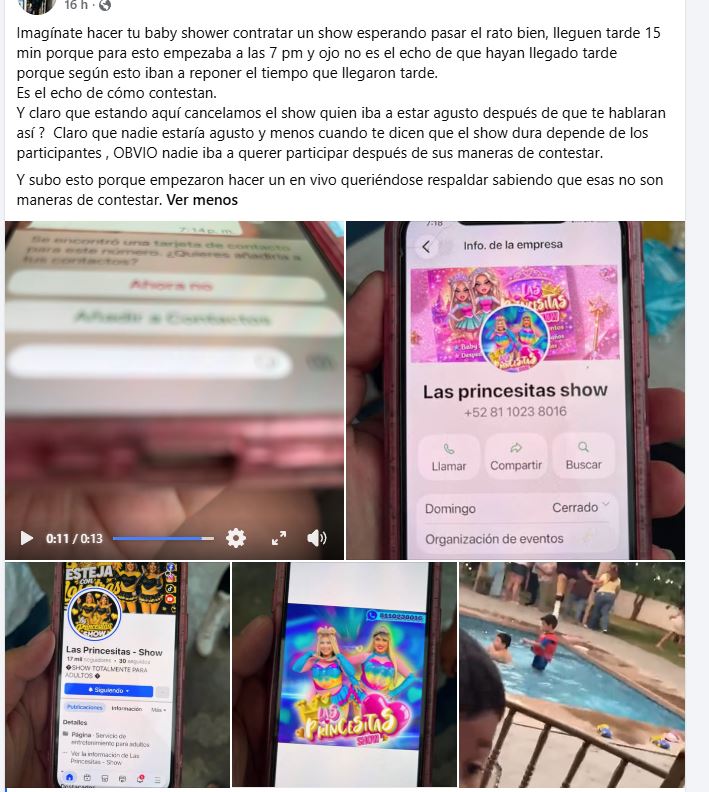 Publicación de regia sobre mala actitud de animadores en Monterrey