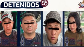 Personas detenidas en Nezahualcóyotl
