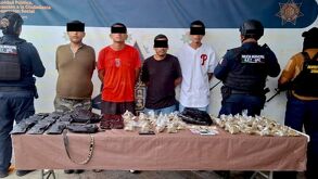 detenidos con droga en guadalupe