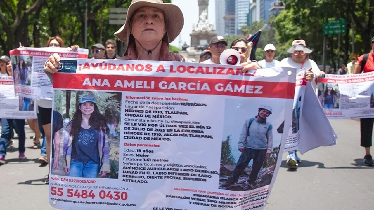 Conducido por Ana Laura Alanís, Liliana Sosa y David Medrano. A un año de la desaparición de Ana Melí en el Ajusco, las autoridades de la Ciudad de México infor