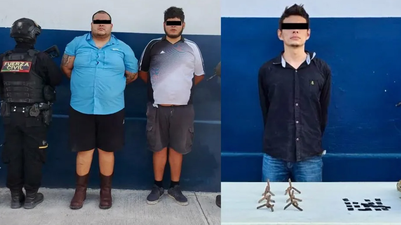 Tres jóvenes fueron detenidos en Sabinas Hidalgo durante operativos de Fuerza Civil.