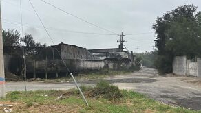 Fábrica incendiada en Zuazua, Nuevo León