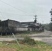 Fábrica incendiada en Zuazua, Nuevo León