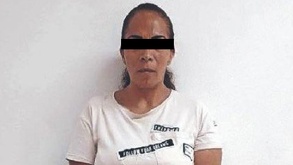'La Chofis' tras ser detenida en CdMx