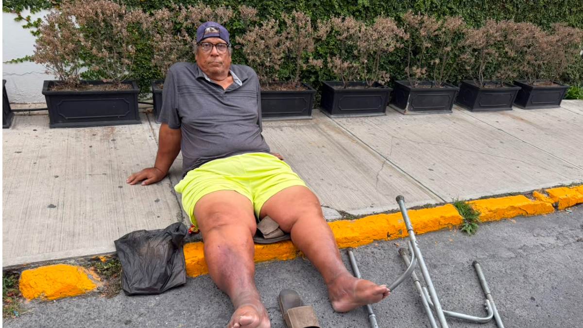 El señor arribo a Monterrey con esperanzas de encontrar apoyo.