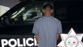 Menor detenido por policía de Monterrey en posesión de drogas