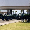 Empleados de varias empresas en Silao, Guanajuato, muestran su inconformidad a la cantidad que recibieron en la repartición de utilidades.