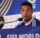 Lionel Scaloni en conferencia de prensa previo a la Semifinal Inglaterra vs Argentina en el Mundial 2026.
