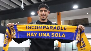Alan Franco llega a la ciudad de Monterrey para reportar con Tigres
