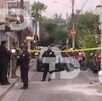 Calle con cinta policial
