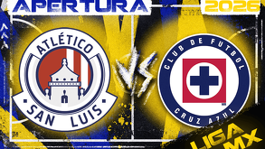 Atlético de San Luis recibe al actual campeón en la Jornada 1 del Apertura 2026.
