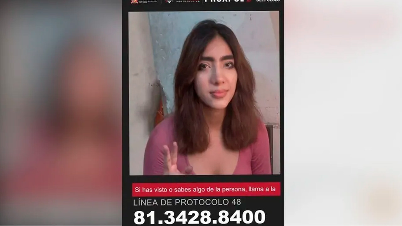 Verónica Estefanía Ruiz Márquez, de 22 años, desapareció tras salir de su casa en Escobedo.