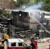 Bomberos de Nuevo León y de Escobedo sofocaron un fuerte incendio