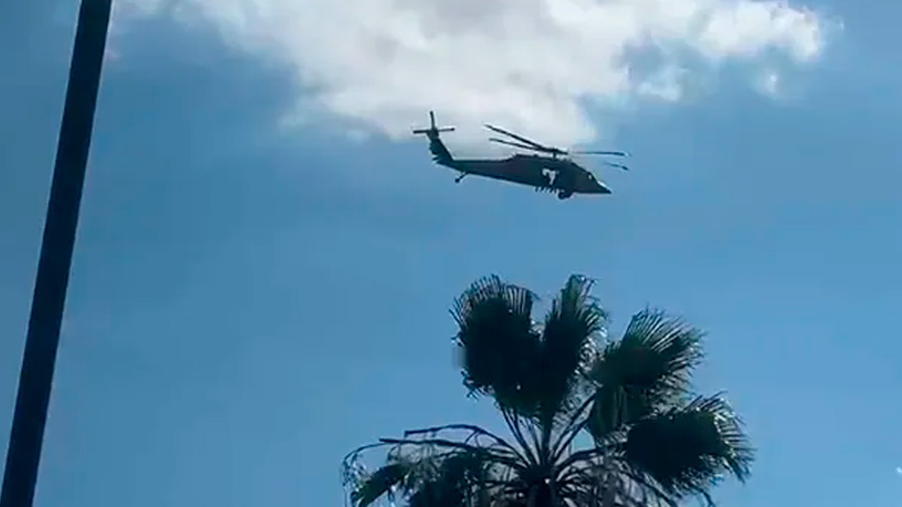 Un operativo de la Marina se desplegó en la comunidad de El Diez, Culiacán, tras una agresión contra elementos navales.