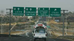 AMOTAC informó para los medios de comunicación que ha registrado varios asaltos en carretera en el estado de Guanajuato