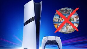 PlayStation 5 con juegos físicos tachados