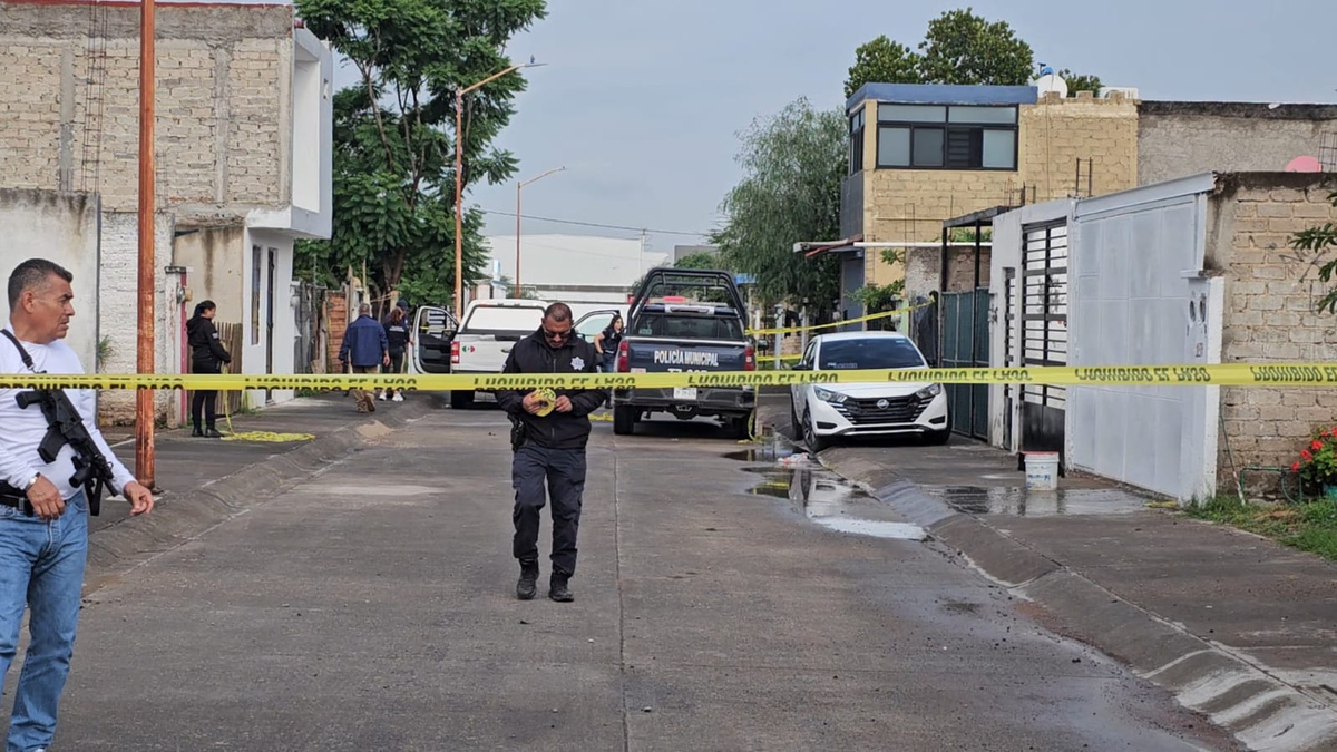 Una foto de la zona donde encontraron al señor asesinado en Tlajomulco