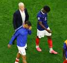 Didier Deschamps junto a algunos jugadores de la Selección de Francia tras ser eliminados del Mundial 2026.