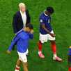 Didier Deschamps junto a algunos jugadores de la Selección de Francia tras ser eliminados del Mundial 2026.