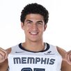 Karim López con el uniforme de los Memphis Grizzlies.