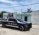 Elementos de la Policía Municipal de Torreón atendiendo el reporte de un escape en anexo de Torreón.