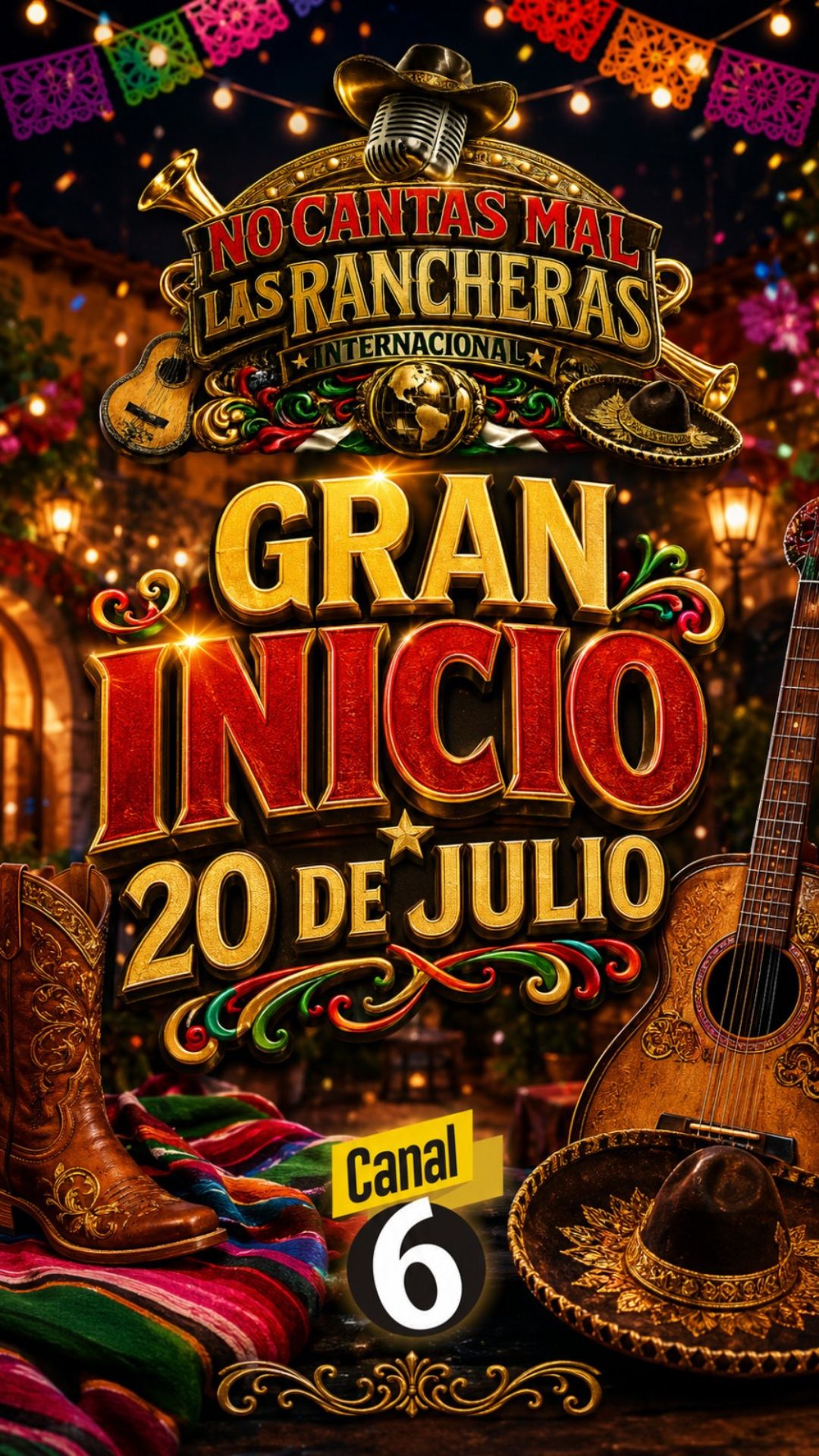 La invitación está abierta para todas las personas que disfruten interpretar música ranchera y quieran demostrar que tienen el talento.