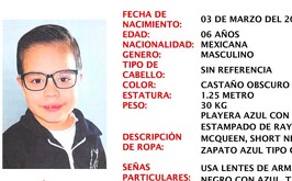 Damián Aranda Hernández, menor buscado por su padre tras desaparecer en Torreón.