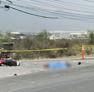 Motociclista atropellado García