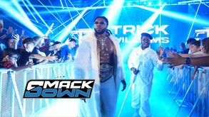 Trick Williams saliendo en un evento de WWE SmackDown.