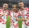 Luka Modric con su medalla de tercer puesto