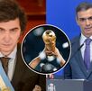 Presidentes de España y Argentina quienes apoyarán a sus equipos en la final del Mundial.