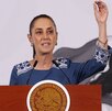 Claudia Sheinbaum en mensaje desde Palacio Nacional