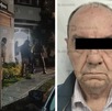 imagen compuesta por agentes de la fiscalía de puebla realizan un cateo en una vivienda y un hombre detenido