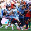 Pelea de Leandro Paredes con Gavi al terminar la Final del Mundial 2026.