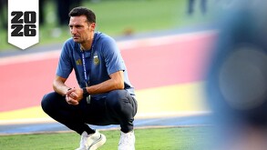 Lionel Scaloni con medalla de subcampeón tras perder la Final con Argentina en el Mundial 2026.