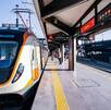El tren ligero de la Línea 4 en una de las estaciones que conecta distintos municipios de Guadalajara
