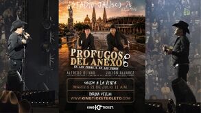 Cómo comprar boletos en KingTicket para Prófugos del Anexo en Guadalajara.