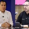 Daniel Carrillo, alcalde de San Nicolás, y David de la Peña, de Santiago