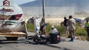 Un joven motociclista de 18 años falleció sobre la avenida Paseo de la Amistad en Escobedo