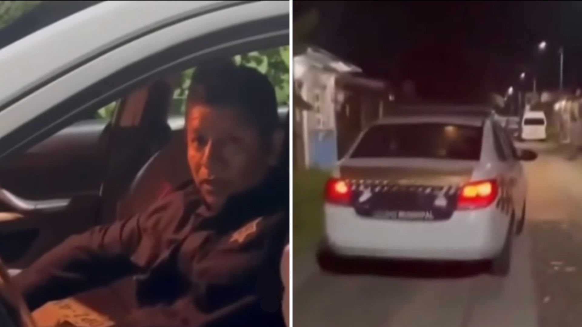 Policía de vialidad en Cacaután, Chiapas, choca ebrio y agrede a mujer. 2 habitantes denuncian al oficial que huyó sin placas.
